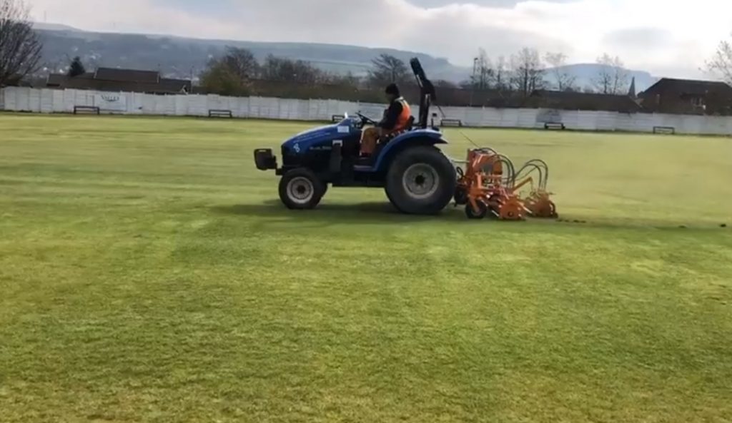 Scarified and Re-seeded